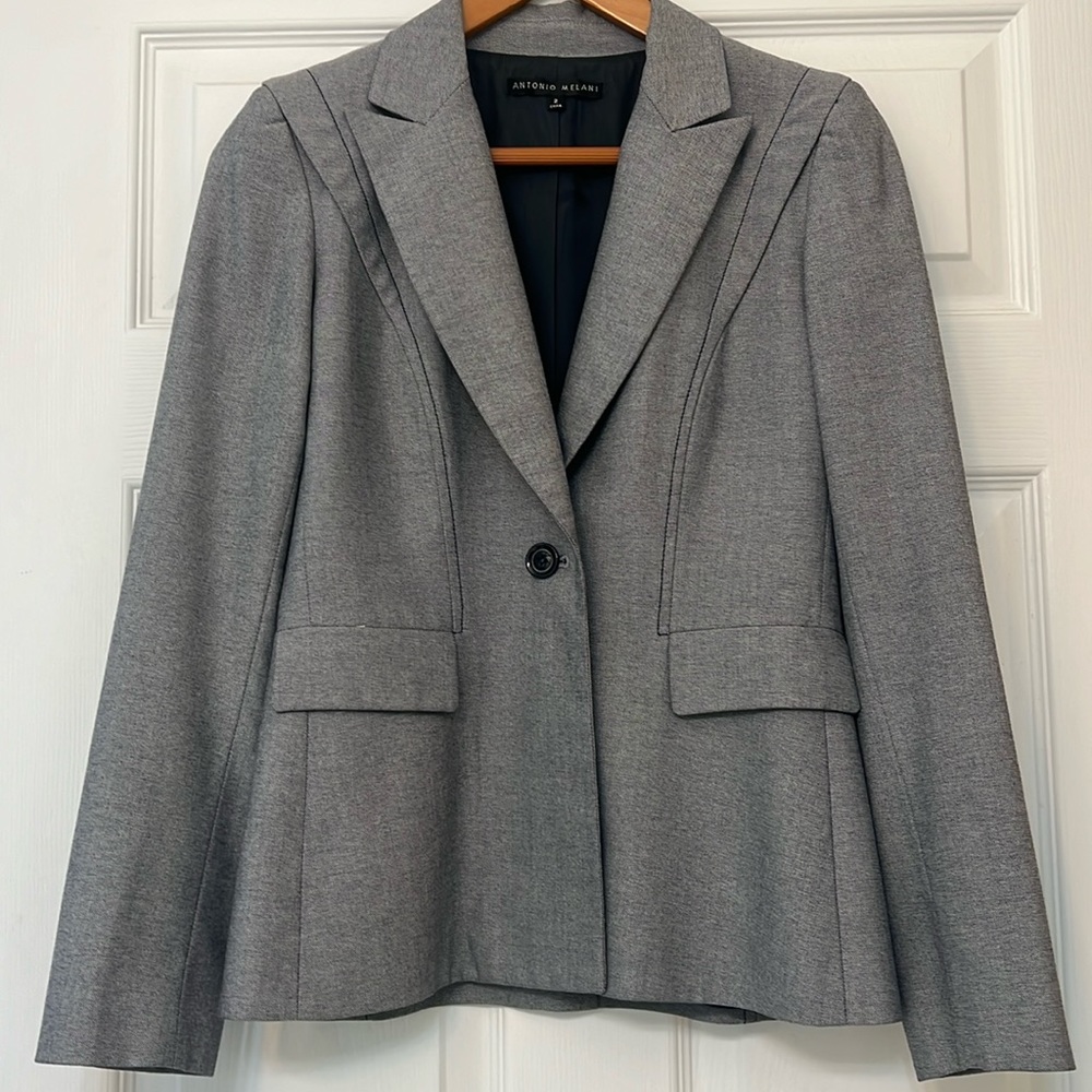 Antonio Melani Gray Tailored Blazer